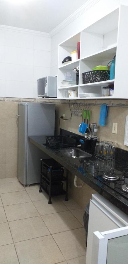 Apartamento No Canto Do Forte, Wi-Fi, Estacionamento Gratuito E Churrasqueira 프라이아 그란데 외부 사진