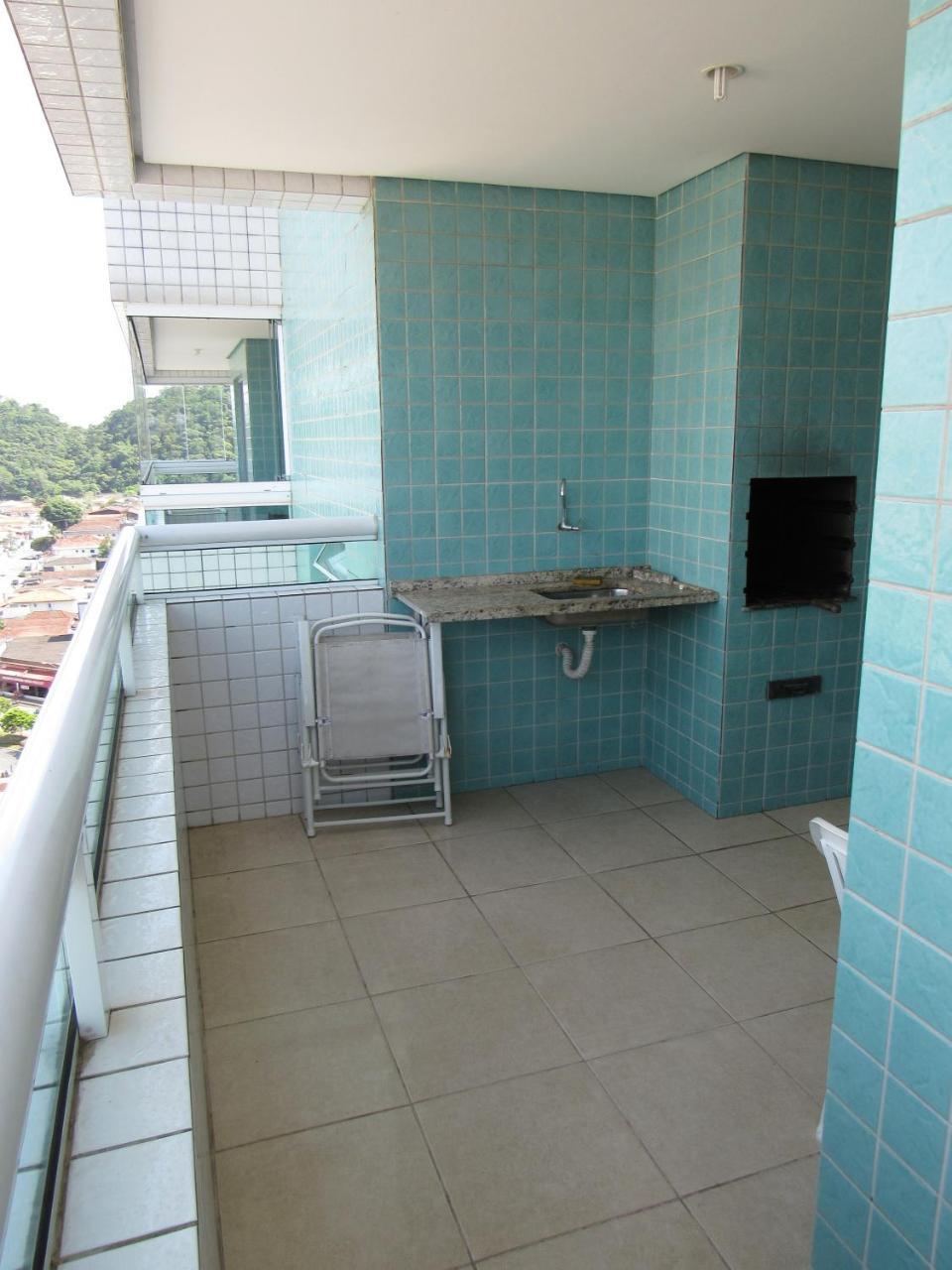 Apartamento No Canto Do Forte, Wi-Fi, Estacionamento Gratuito E Churrasqueira 프라이아 그란데 외부 사진
